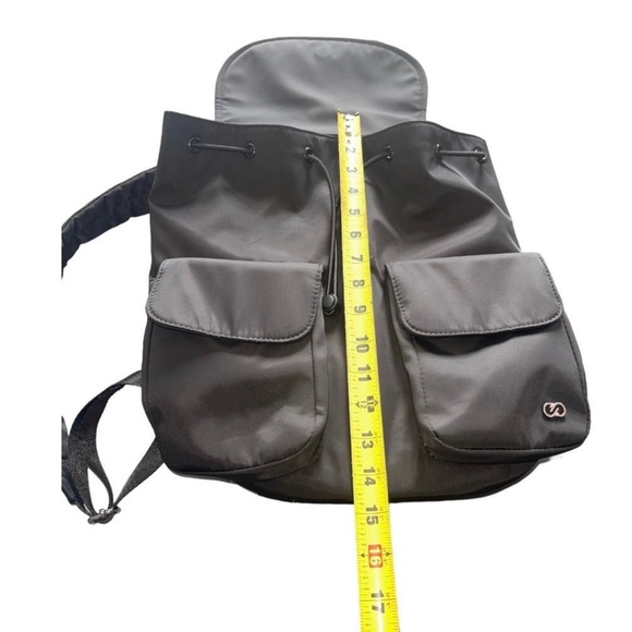 CALIA By Carrie Underwood Black Drawstring Nylon Backpack - Picture 9 of 10